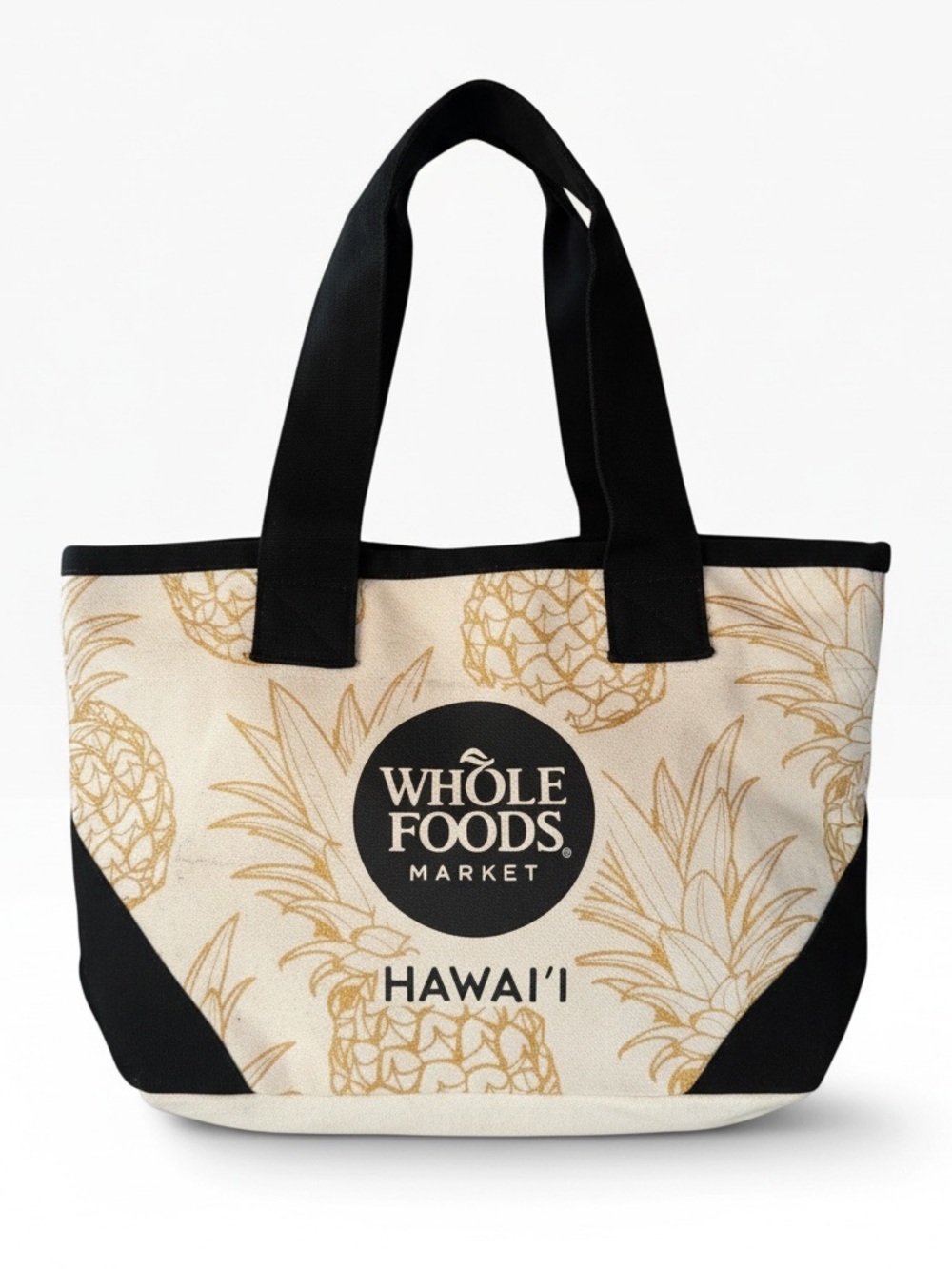 Whole Foods Hawaii x TAG Aloha Pineapple Canvas Tote NWT - Exclusive Collection